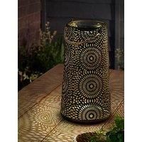 Smart Solar Muscat Solar Powered LED Metal Lantern - 29cm