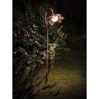 Solar Flower Stake Light LED Garden Lights Outdoor Patio Lighting Crackle Ball
