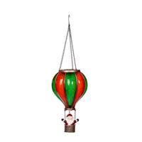 Three Kings InLit Santa Flaming Balloon Christmas Statue