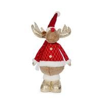 Three Kings Golden Cupid Christmas Reindeer Plush - 65cm