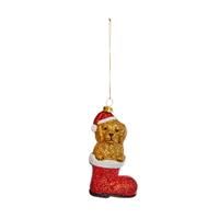 Smart Garden Dog In Boot Hanging Tree Decoration
