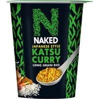 Naked Japenese Style Katsu Curry Long Grain Rice 78g