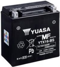 Yuasa Ytx16Bs 12V Maintenance Free Vrla Battery