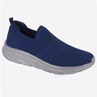 Dek M433C-6 Mens Mesh Knit Elasticated Easy Slip-on Trainer Navy, size 6 UK