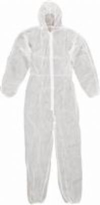 Keepclean White Polyprop Coverall - Large