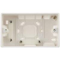 BG Electrical Pattress Surface 2G 50 mm