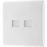 BG Nexus White Moulded Round Edge Switches & Socket Surface Boxes USB Dimmer LED
