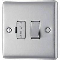 BG Nexus Switches & Sockets - Complete Range -  Brushed Steel / Polished Chrome