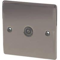 BG NEXUS DECORATIVE LIGHT SWITCHES & SOCKETS BLACK NICKEL RANGE BLACK INSERTS