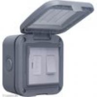BG 13 Amp Switched Fused Connection Unit IP55 Rated Grey