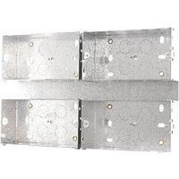British General 2-Gang Surface Pattress Mounting Box 47mm (2034F)