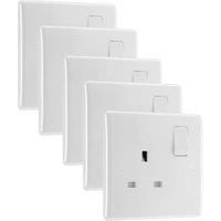 BG 13A Curve Single Socket - Pack of 5