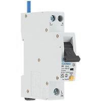 BG COMPACT RCBO SINGLE MODULE 6A 10A 20A 32A 40A 30mA Type A AC RCD Curve B C