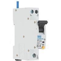 BG COMPACT RCBO SINGLE MODULE 6A 10A 20A 32A 40A 30mA Type A AC RCD Curve B C