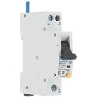 BG COMPACT RCBO SINGLE MODULE 6A 10A 20A 32A 40A 30mA Type A AC RCD Curve B C