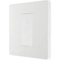 BG Electrical Evolve Single Touch Dimmer Switch, 2-Way Secondary, 200W, Pearlescent White