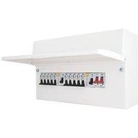 British General Consumer Unit Fortress 230V 10 Way RCD High Integrity IP2XC