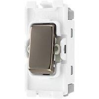 BG Electrical RBN13 Nexus Grid Black Nickel Intermediate Switch Module 20AX