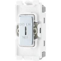 BG SCREWLESS FLATPLATE Custom Grid Plate Switch Components POLISHED CHROME FPC