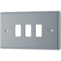 BG Nexus Metal Clad Grid Plate Switch Modules Faceplate Range Appliance Switches