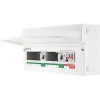 British General Fortress 22-Module 14-Way Part-Populated High Integrity Dual RCD Consumer Unit with SPD (496KG)