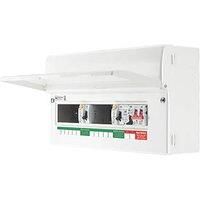 British General Fortress 19-Module 11-Way Part-Populated High Integrity Dual RCD Consumer Unit with SPD (235KG)