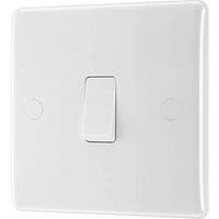 British General 800 Series 20A 16AX 1-Gang 2-Way Light Switch White (975PM)