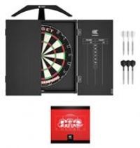 Target Darts Arc Dartboard Lighting System Home Cabinet Set - Includes World Champions Dartboard and 2 Sets of Darts