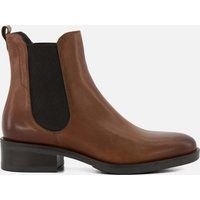Dune Ladies PANORAMIC Burnished-Detail Chelsea Boots Size UK 3 Flat Heel
