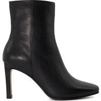 Dune Ladies Women/'s OXYGEN Leather Angular-Heeled Ankle Boots Size UK 8 Black Block Heel Smart Boots