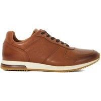 Dune London Men's 'Trilogy' Leather Trainers in Tan | Size: 10