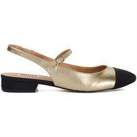 Dune London Ladies Hayes Slingback Mary Janes Size UK 3 Flat Heel Ballet Pumps Gold