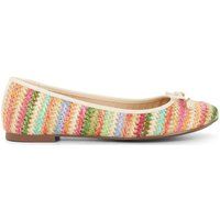 Dune Ladies Hallo Charm-Detail Ballet Shoes Size UK 5 Flat Heel Ballet Pumps Multi