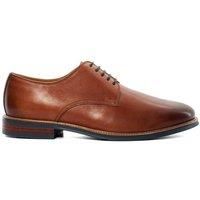 Dune London Mens Wide Fit STANLEYY Natural Wood Sole Gibson Shoes Size UK 7 Flat Heel Lace Up Shoes
