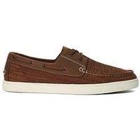 Dune Blaizerss Tan Fabric Male Mens Classic Lace Shoes