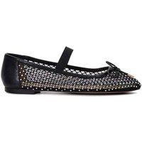 Dune London Women's 'Happening' Ballet Pumps in Black | Size: 8