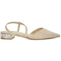 Dune London Women's 'Harlem' Ballet Pumps in Natural | Size: 3