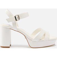 Dune London Bridal Made With Love Platform Satin Shoe - Ivory