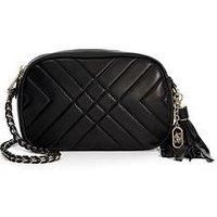 Dune London Chancery Premium Collection Quilted Camera Bag - Black