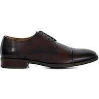 Dune Suffix Leather Men's Brown Lace-Up Shoes