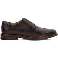 Dune London Mens STEELES Lace Up Brogues Size UK 8 Flat Heel Brown
