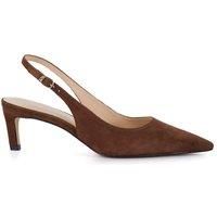 Dune Ladies CELINNA Pointed Toe Sling-Back Heels Size UK 8 Kitten Heel Suede Slingbacks