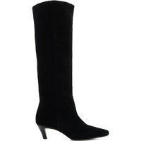 Dune London Ladies SLINK Knee High Low Heel Boots Size UK 5 Stacked Heel Suede Knee High Boots