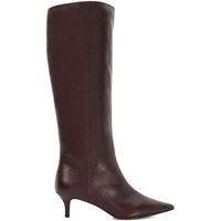 Dune London Ladies SMOOTH Kitten-Heeled Knee-High Boots Size UK 3 Kitten Heel Knee High Boots
