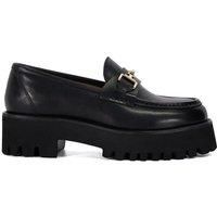 Dune London Ladies GROUNDBREAKING Chunky Branded Snaffle Trim Loafer Size UK 3 Flat Heel Loafers Black