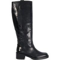Dune London Ladies TAYAN Knee High Boots Size UK 6 Block Heel