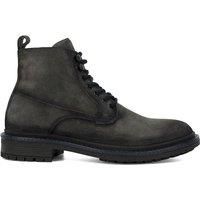 Dune Mens CALIO Chunky Lace Up Casual Boots Size UK 10 Flat Heel Suede Lace Up Boots Dark Grey