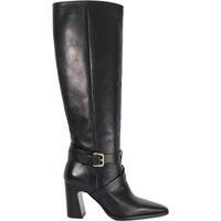 Dune London Ladies SOLANNA Block Heel Knee High Boots Size UK 6 Block Heel Black