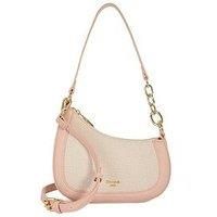 Dune London Direction Asymmetric Chain Detail Shoulder Bag - Blush