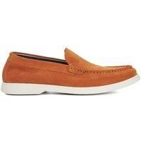 Dune London Men's 'Buftonn' Suede Loafers in Orange | Size: 7